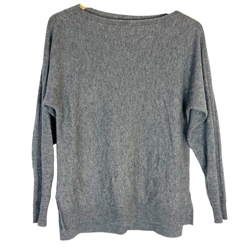 EUC Vince Grey Raglan Boat Neck Cashmere Pullover Sweater